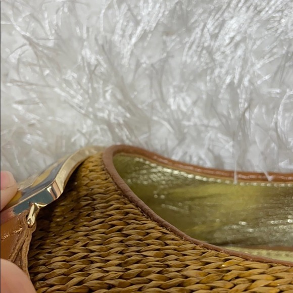 Elaine Turner Wicker Ballet Flats Light Brown 10 - Picture 6 of 7